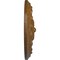 Ekena Millwork Flower Spiral Ceiling Medallion (Fits Canopies up to 2"), 12 1/4"OD x 2 1/4"P, Smokey Topaz Crackle CM12FLSTC - alternate 6